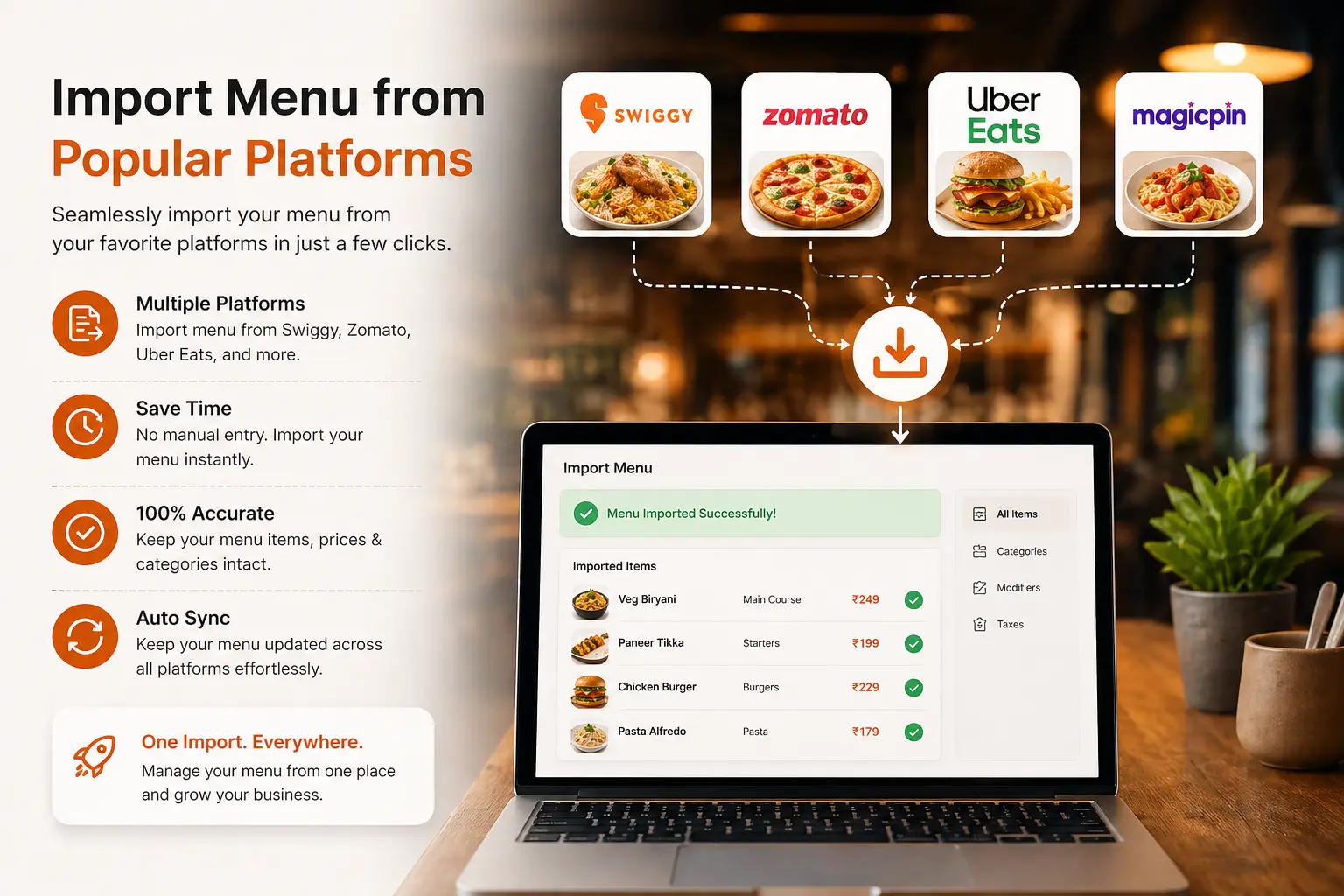 Menu Import